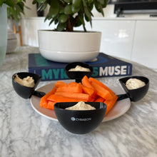 Load image into Gallery viewer, Clip-On Dip Separator – Keeps Dips & Sauces Separate from Plate | Pack of 4, BPA-Free & Reusable