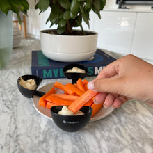 Load image into Gallery viewer, Clip-On Dip Separator – Keeps Dips & Sauces Separate from Plate | Pack of 4, BPA-Free & Reusable