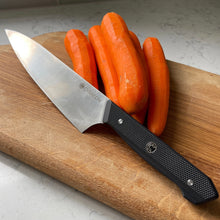 Load and play video in Gallery viewer, 8" Professional Chef's Knife, Easy to Slice Through Anything, High-End Steel. Lifetime Guarantee 🔪