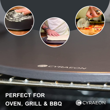 Load image into Gallery viewer, 13" Pizza Stone – Food-Grade, Fire-Resistant & Easy to Use!