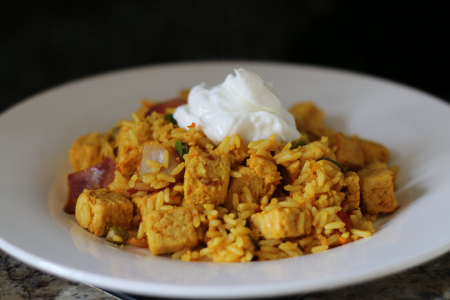 15 Minute Quorn Veggie Biryani 🌶🥕🥦🍚🌽