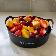 Load image into Gallery viewer, Cyraeon Silicone Air Fryer Pot Round Liner with Grease Tray Insert, 18cm.
