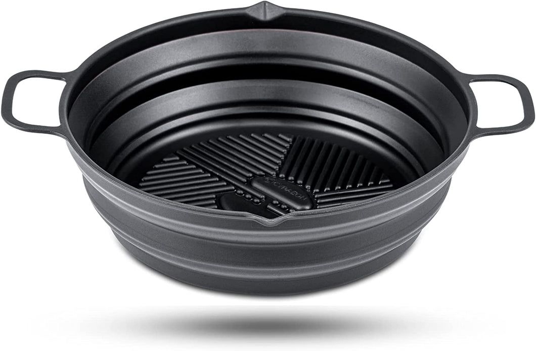 Cyraeon Silicone Air Fryer Pot Round Liner, Reusable and Heat Resistant.