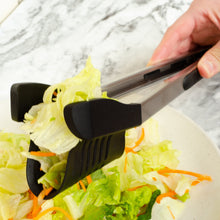 Load image into Gallery viewer, Multi-use Spatula, Stainless Steel &amp; Silicone. Flip, Drain &amp; Pick up Food.
