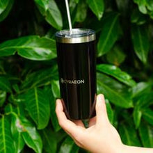 Load image into Gallery viewer, 450ML Slim Tumbler, Double Wall Vacuum Insulated Thermos. Reusable Cup with Lid for Wine, Coffee, Juice &amp; More.
